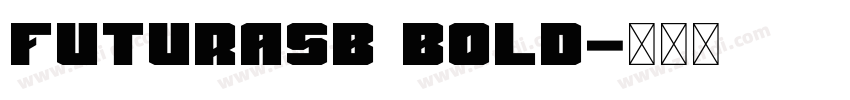 FuturaSB Bold字体转换